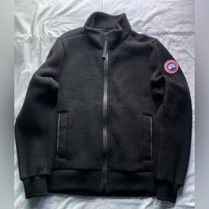 Canada Goose Black Zip Up Sweater